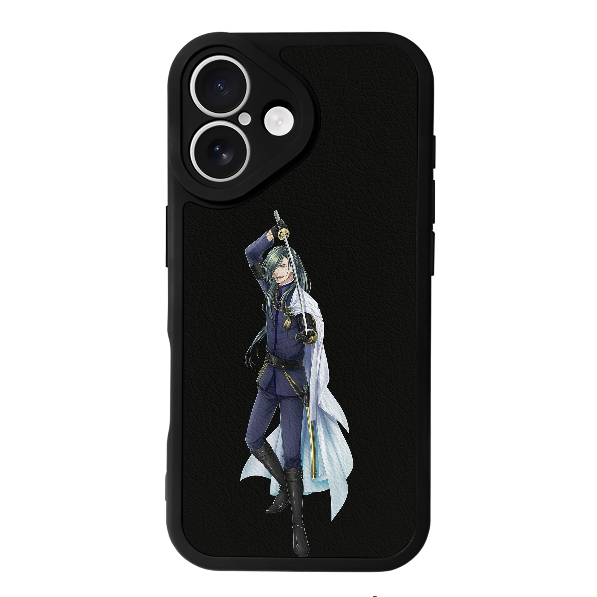（画像用） 刀剣乱舞 Touken Ranbu 【iPhone 16シリーズ対応】シリコンスマホケース（レザー調） 材質：シリコン